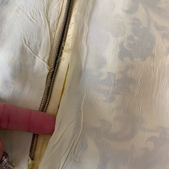 Vintage Southeast Asian Dress Painted Silk S - Picture 6 of 13